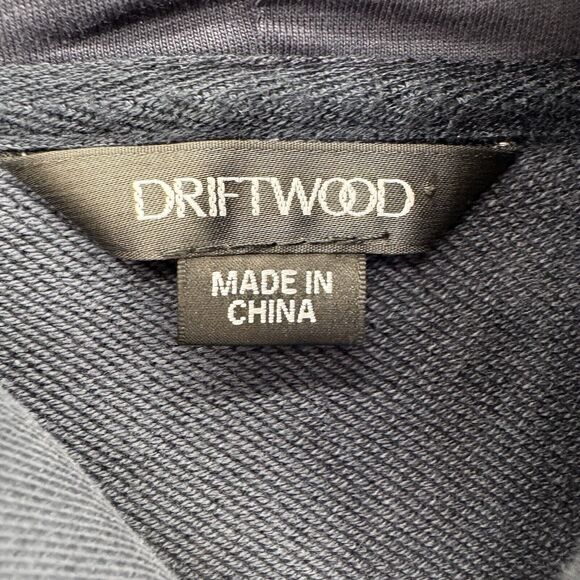 Driftwood Womens Knit Full Zip Hoodie Size XL Americana Patchwork Embroidered - Picture 3 of 11